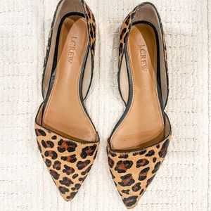 J Crew leopard print flat